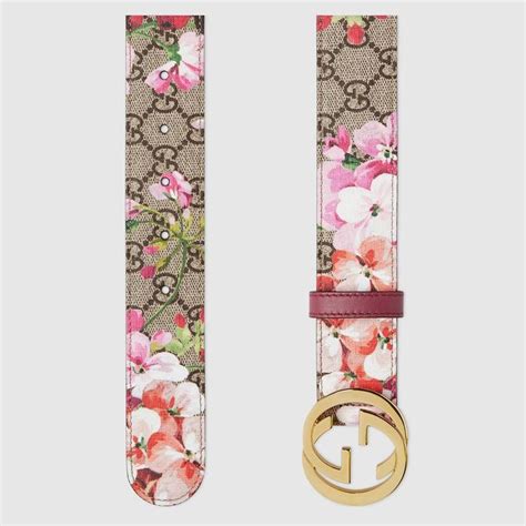 gucci blooms belt|Gucci gg belt women's.